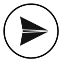 Paper plane icon