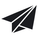 Paper plane 3 icon