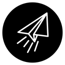 Paper plane icon