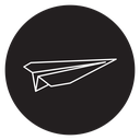 Paper plane icon