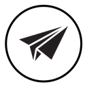 Paper plane icon