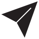 Paper plane icon