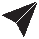 Paper plane icon
