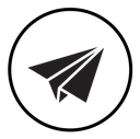 Paper plane icon