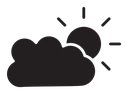 Partially cloudy icon