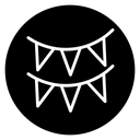 Party flag icon