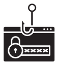 Password phishing icon