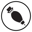 Pastry bag icon
