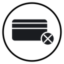 Payment cancel icon