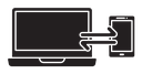 PC data transfer icon