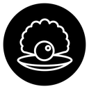 Pearl in the open shell icon