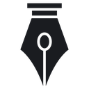 Pen nib 3 icon