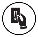 Penalty card sport icon
