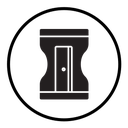 Pencil sharpener icon