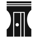 Pencil sharpener Black Filled icon
