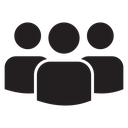People Black Filled icon