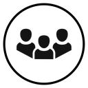 People Black Filled icon