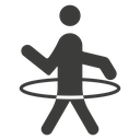 People Hula hop icon