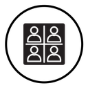 People segmentation icon