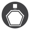 Perfume bottle Black Filled icon
