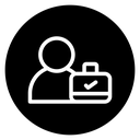 Permanent employee icon