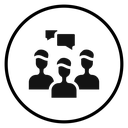 Person conversation (2) icon