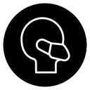 Person in mask icon