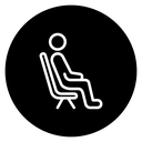 Person seat 2 icon