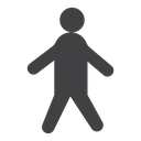 Person walking icon