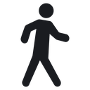 Person walking 3 icon