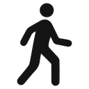 Person walking 4 icon