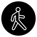 Person walking icon