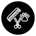 Pet grooming icon