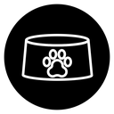 Pets bowl icon