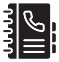 Phone book icon