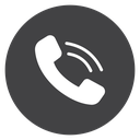 Phone Call Sound Waves Black Filled icon