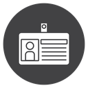 Photo ID Badge icon
