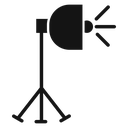 Photography lighting icon