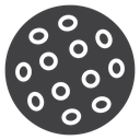 Pickleball ball with holes 2 icon