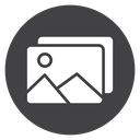 Picture Black Filled icon