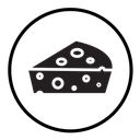 Piece of cheese icon