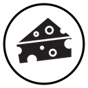 Piece of cheese icon
