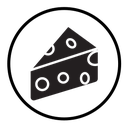 Piece of cheese icon