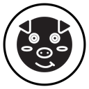 Pig face icon