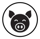 Pig face icon