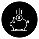 Piggy bank 3 icon