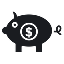 Piggy bank 4 icon