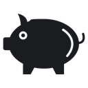 Piggy bank 5 icon