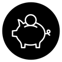 Piggy bank icon