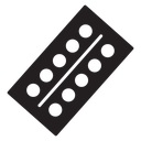 Pill blister pack icon